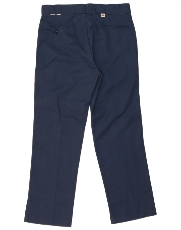 Мужские прямые брюки чинос Dickies W34 L31 темно-синие из полиэстера