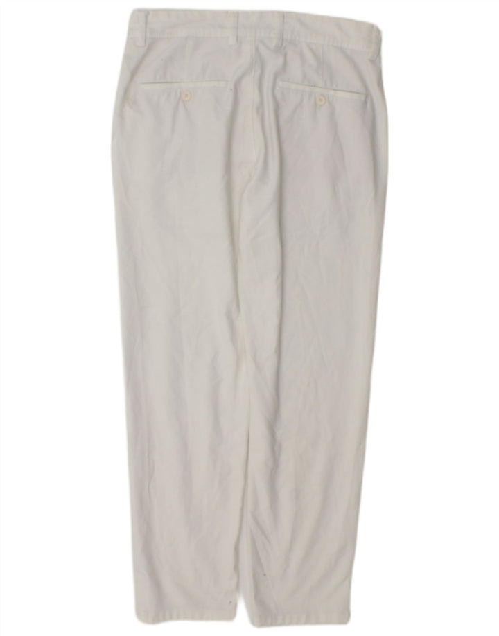 Мужские узкие брюки-чиносы Zara EU 38 Small W30 L28, белый полиэстер