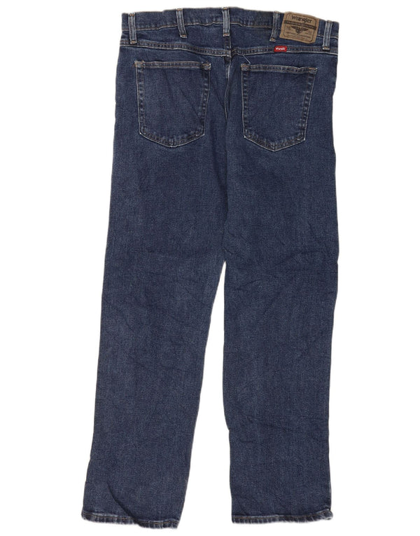 Мужские прямые джинсы Wrangler W36 L30 синие, хлопок