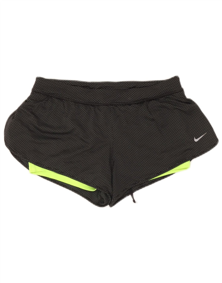 Женские спортивные шорты Nike Dri Fit UK 8, маленькие черные, полиэстер