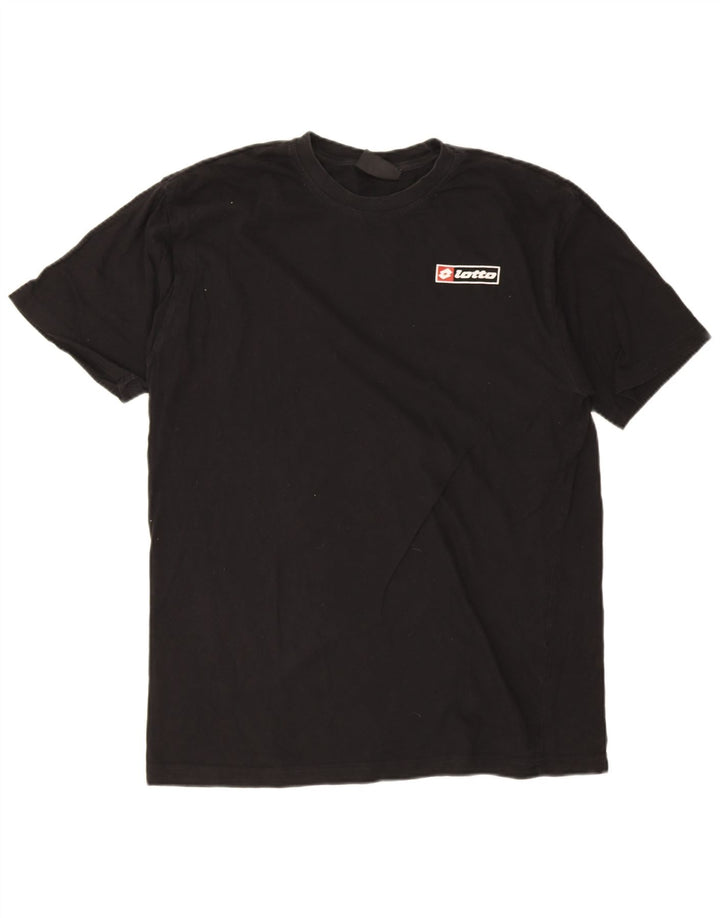 Мужская футболка Lotto, большая черная