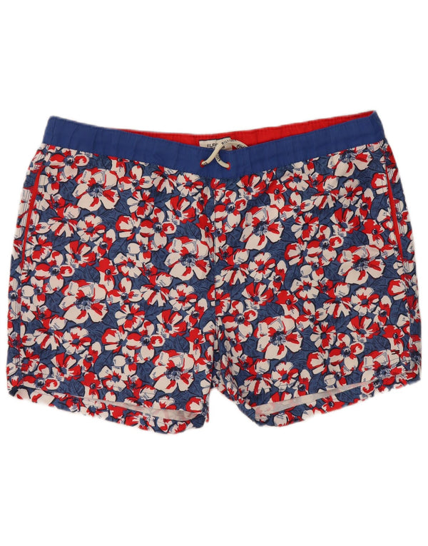 Мужские шорты для плавания Tommy Hilfiger XL Темно-синие с цветочным принтом
