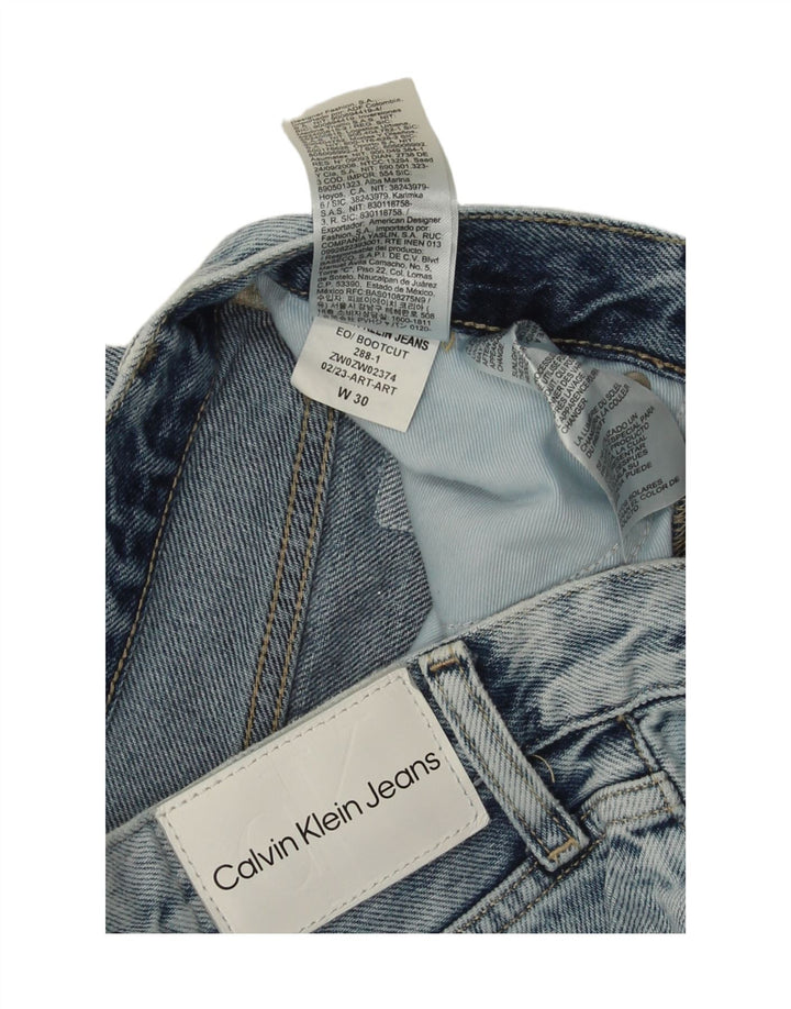 Мужские джинсы Bootcut Calvin Klein W30 L33 синие, хлопок
