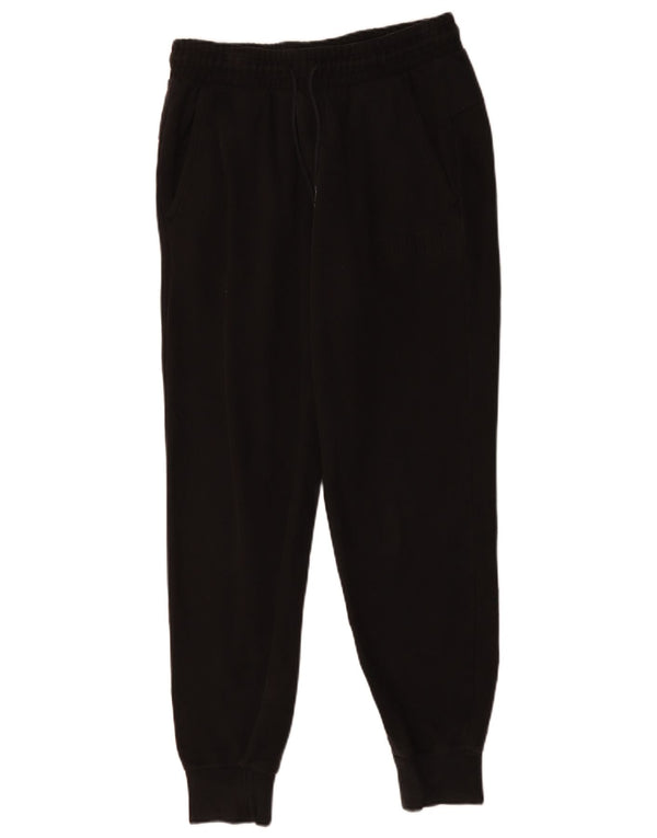 PUMA Mens Tracksuit Trousers Joggers Small Black Cotton