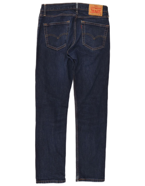 Мужские джинсы Levi's 511 Slim W31 L32 Темно-синие, хлопок