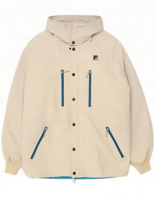 Fila Мужская ветровка с капюшоном IT 52 XL Серый