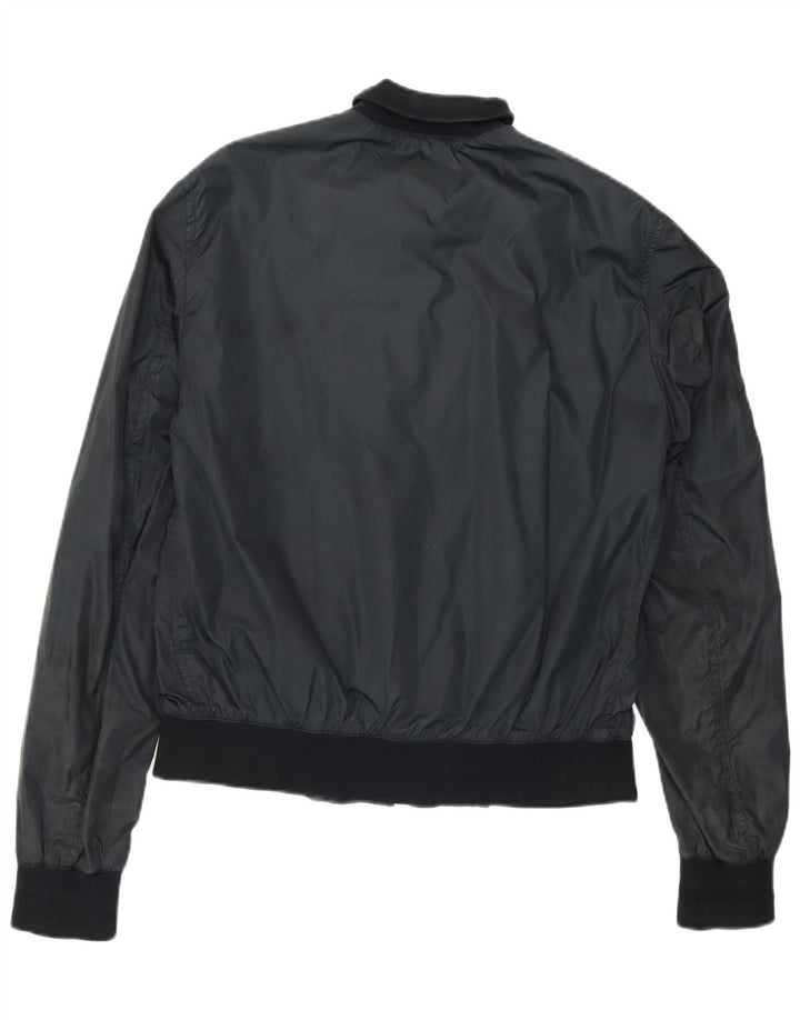 CESARE PACIOTTI 4US Женский бомбер с графическим рисунком IT 46 Большой Темно-Синий