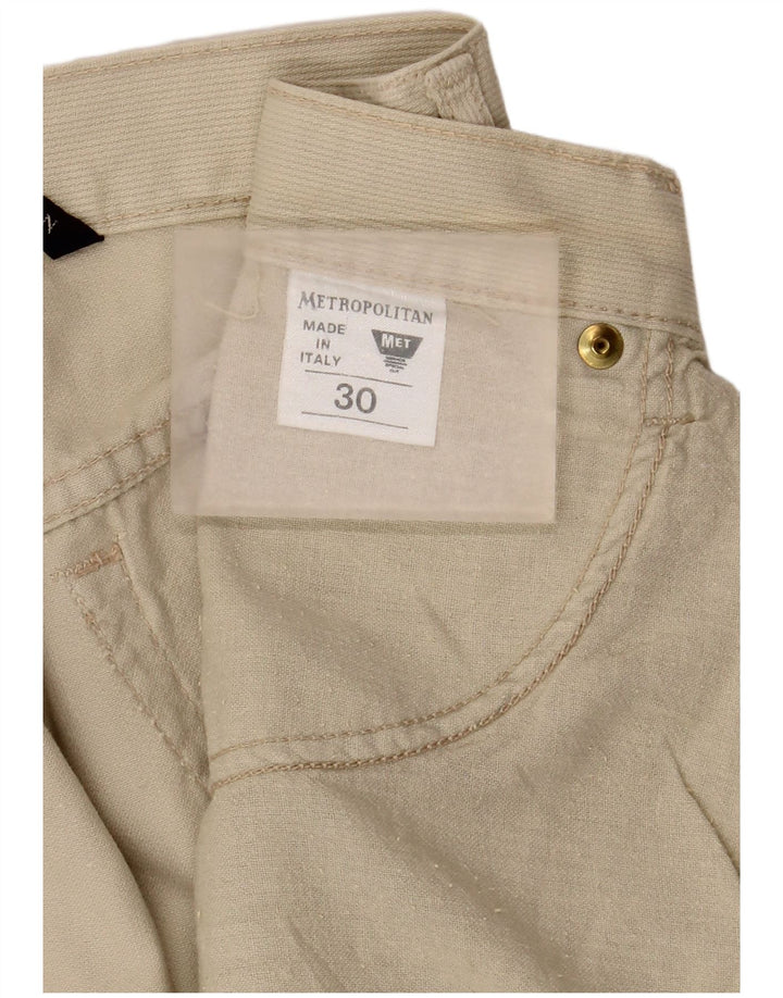 Женская юбка-трапеция Metropolitan W30, хлопковая, среднего бежевого цвета