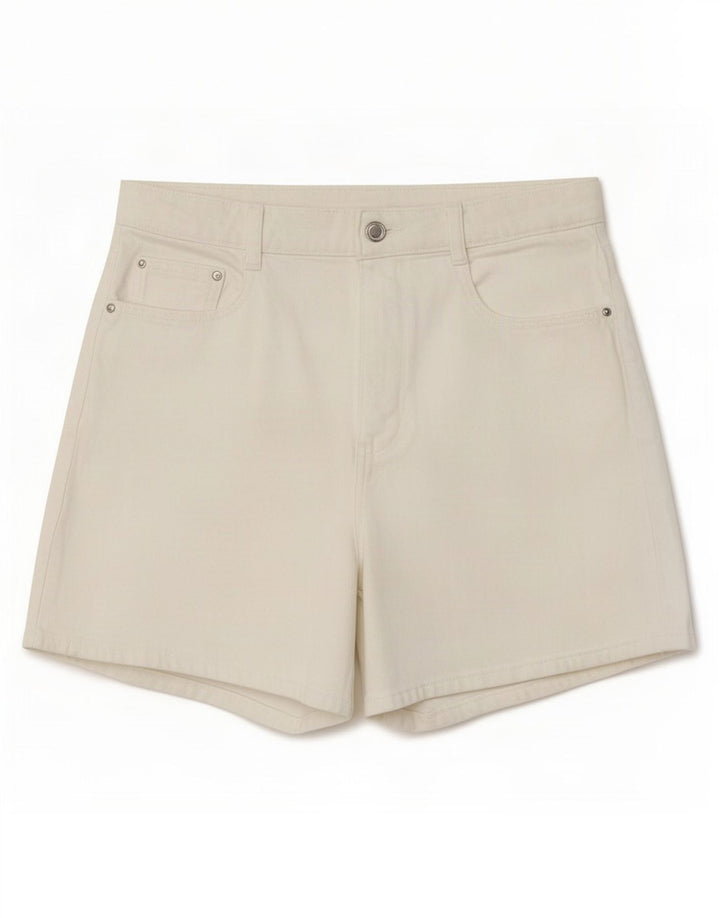 Женские джинсовые шорты Zara EU 40 Medium W30 Белые