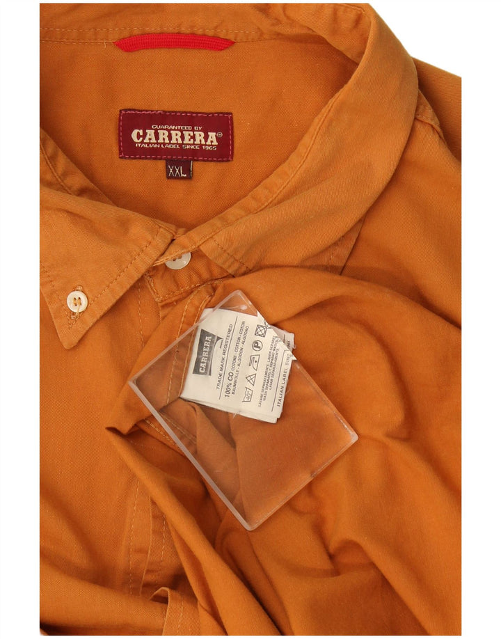 Мужская рубашка Carrera 2XL оранжевая, хлопок