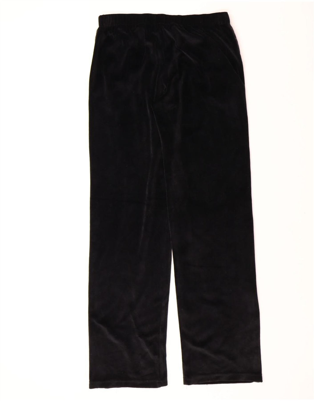 KAPPA Womens Velour Tracksuit Trousers UK 10 Small  Black Polyester