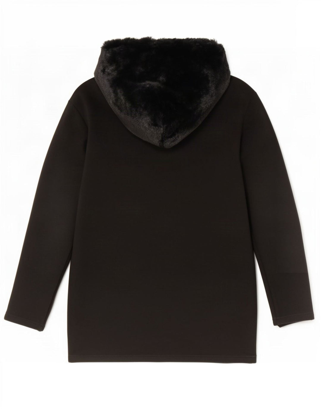 Женский джемпер с капюшоном на молнии Zara UK 10, маленький черный, полиэстер