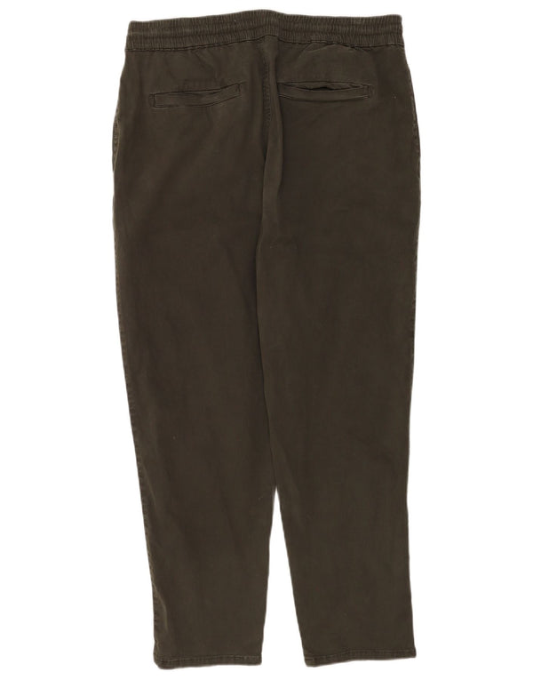 Мужские зауженные брюки-чиносы Zara, большие, W32 L26, хаки, хлопок