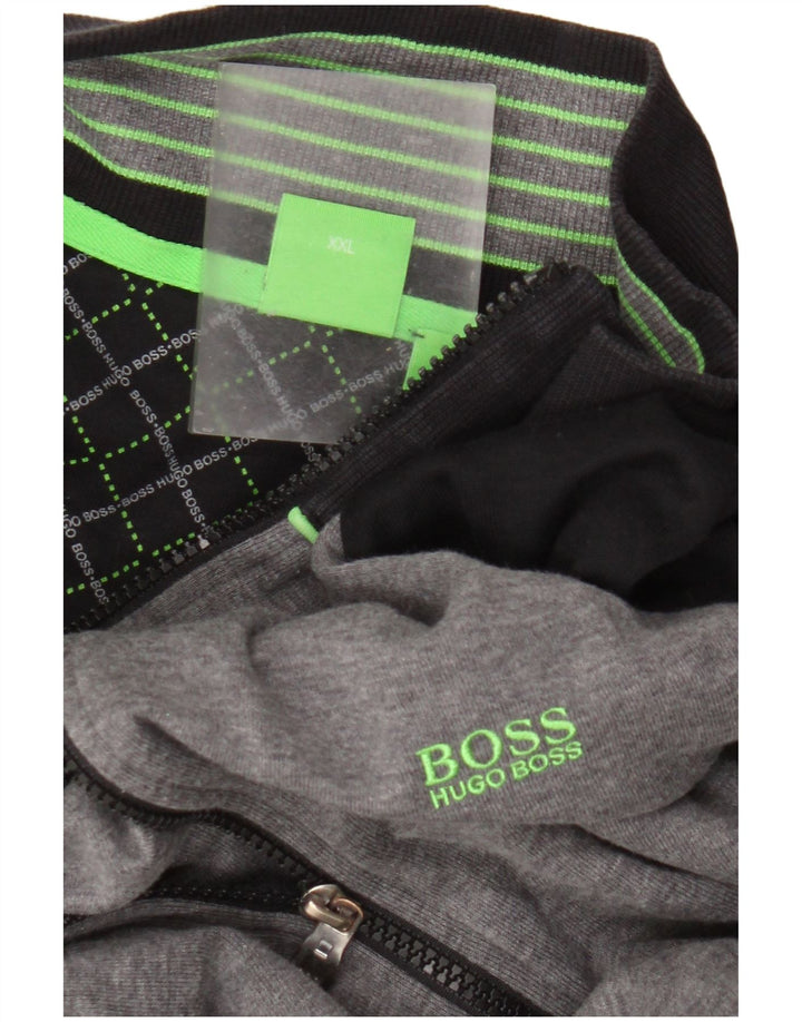 Мужской спортивный костюм Hugo Boss Top Jacket 2XL Серый с цветными блоками