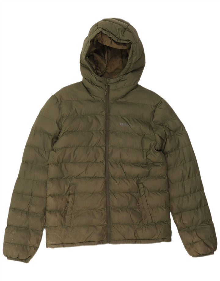 Мужская утепленная куртка с капюшоном Mountain Warehouse UK 36, маленький цвет хаки, полиэстер