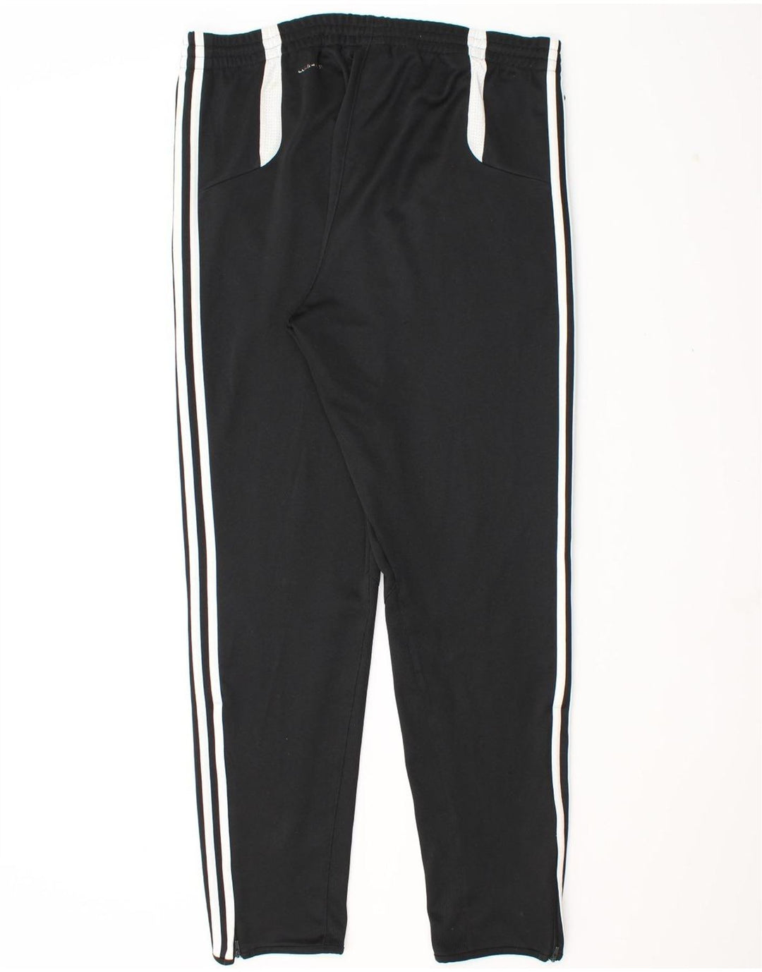 Мужские спортивные брюки Adidas XL черные из полиэстера с цветными блоками