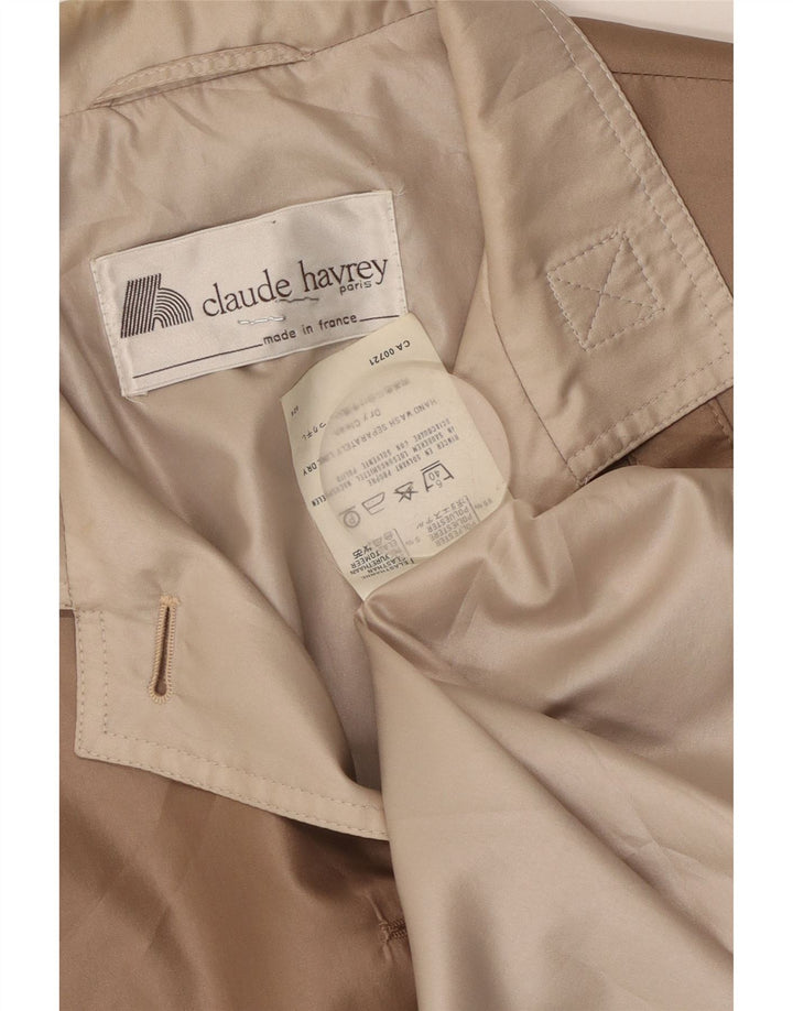 Женское пальто Claude Havrey UK 16, большое коричневое из полиэстера