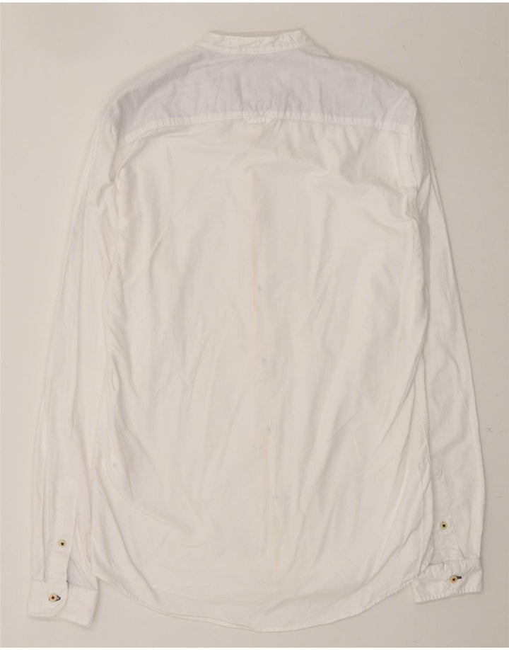 ZARA Mens Regular Fit Shirt Small White Cotton Vintage Zara and Second-Hand Zara from Messina Hembry 