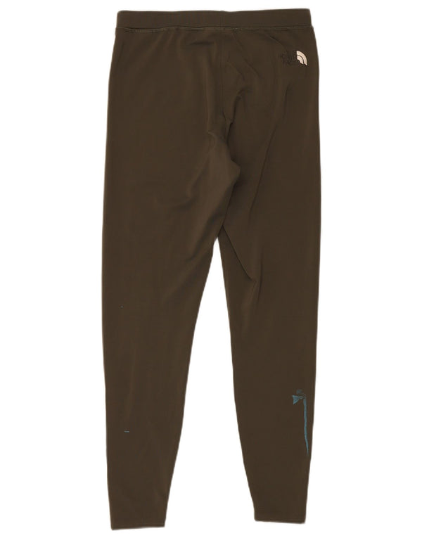 The North Face Womens Graphic Leggings UK 12 Medium Khaki