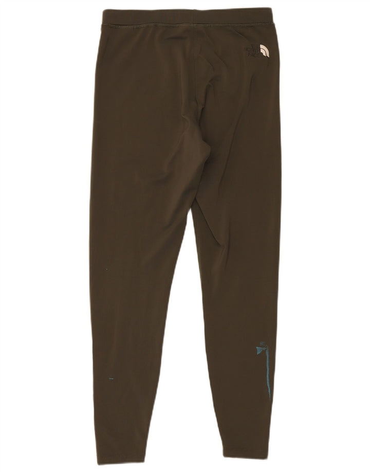 Женские леггинсы с рисунком The North Face UK 12, средний хаки