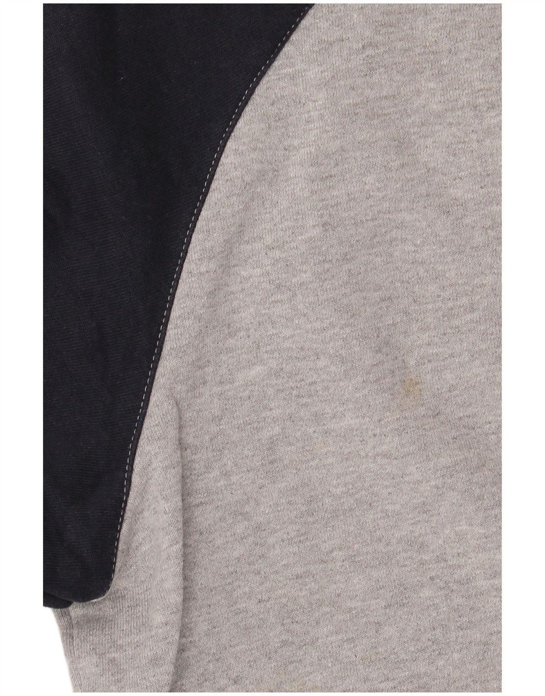 Мужской свитер ADIDAS, джемпер 2XL, серый, хлопок с цветными блоками