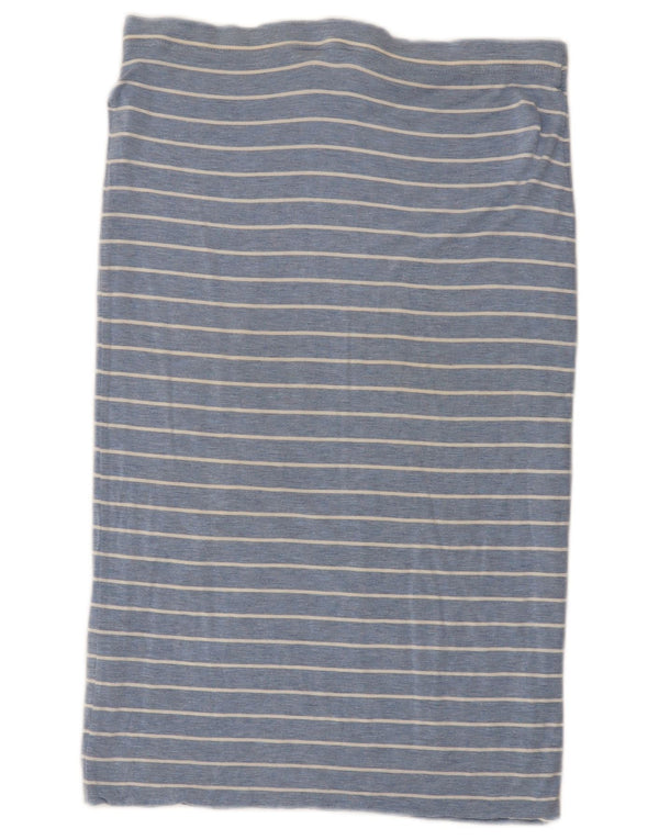 Женская прямая юбка Joules UK 12 Medium W32 Вискоза в синюю полоску