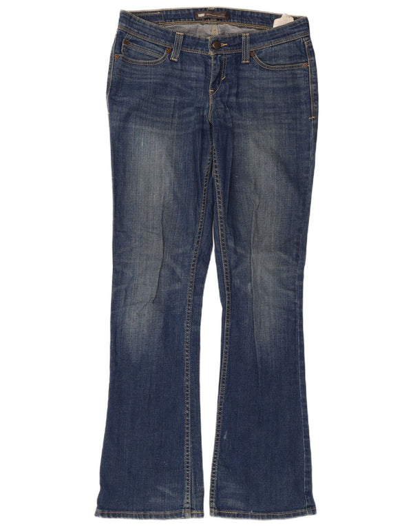 Женские джинсы скинни Levi's Demi Curve с низкой талией Bootcut W28 L32, синий хлопок