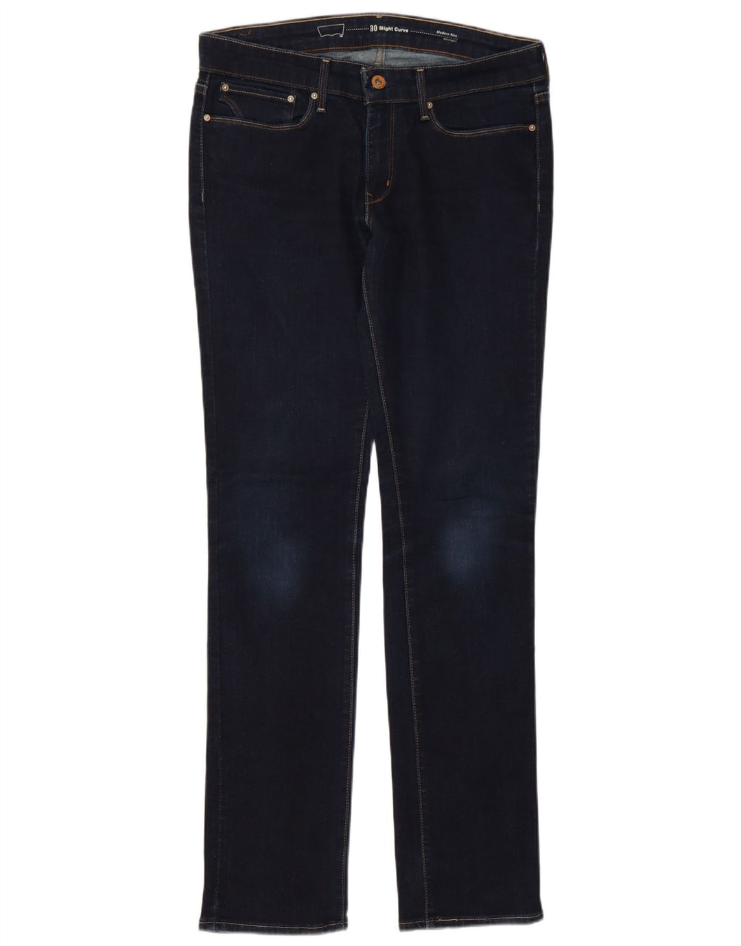 Женские прямые джинсы с легкой посадкой Levi's W30 L32, темно-синие