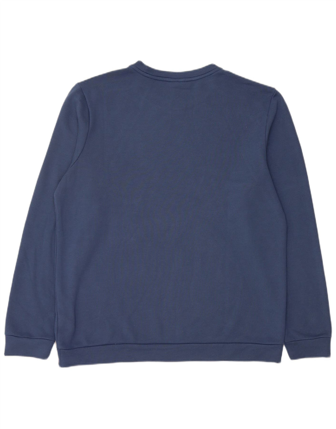 NIKE Mens Dri Fit Standard Fit Sweatshirt Jumper Medium Blue Polyester