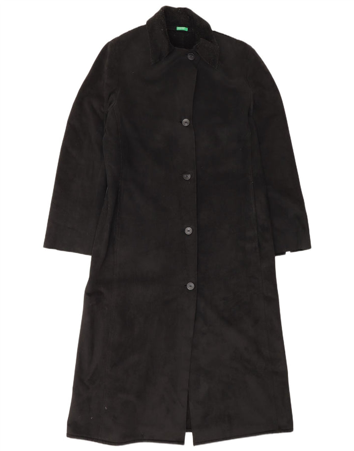 Женское пальто Benetton UK 14 Medium Black