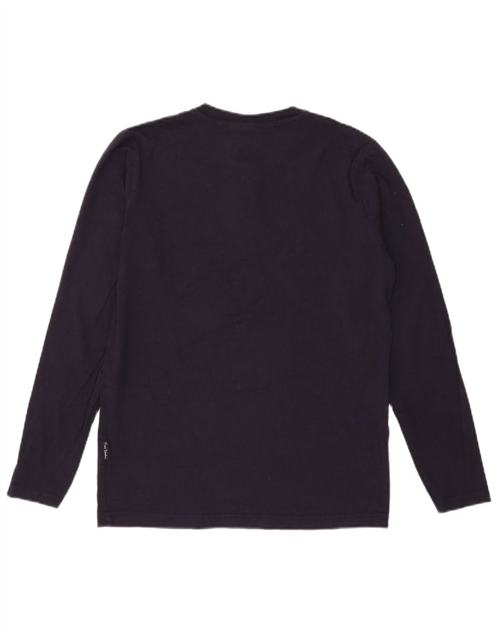 Мужской топ Pierre Cardin с длинным рукавом, маленький, темно-синий, хлопок