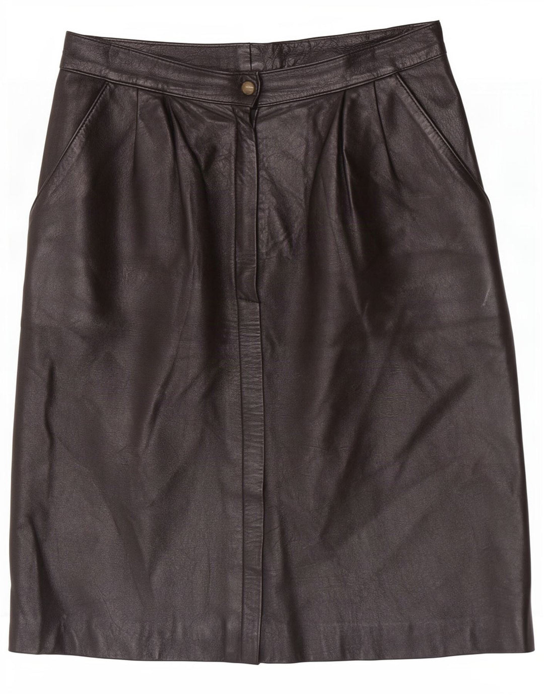 Юбка женская кожаная Maxime IT 42 Medium W26 Черная