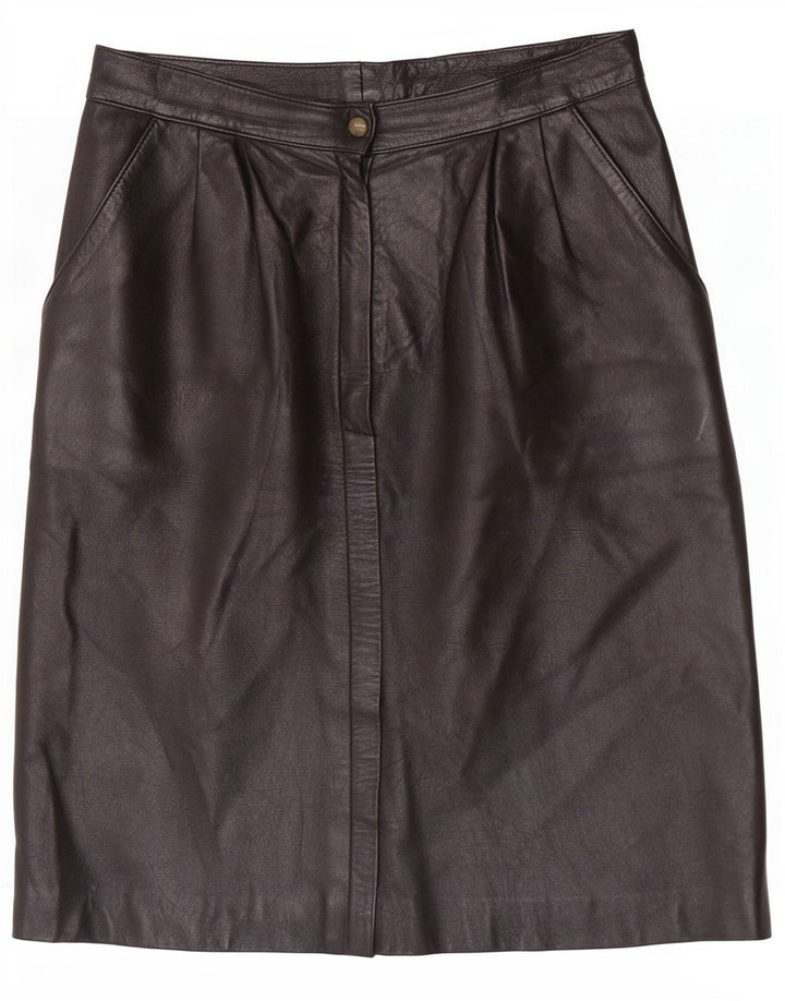 Юбка женская кожаная Maxime IT 42 Medium W26 Черная