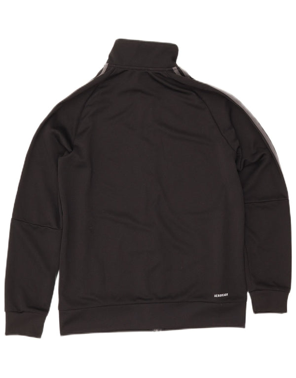 Спортивный костюм ADIDAS Primegreen для мальчиков, верхняя куртка 13-14 лет, черный полиэстер