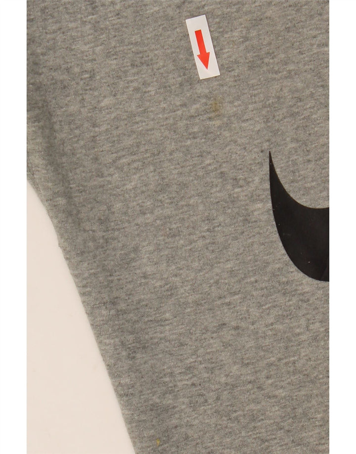 Женские леггинсы с рисунком Nike UK 14, хлопок среднего серого цвета