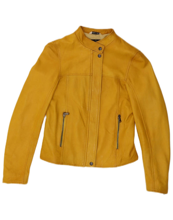 Женская кожаная косуха Bayside IT 44 Medium Yellow Leather