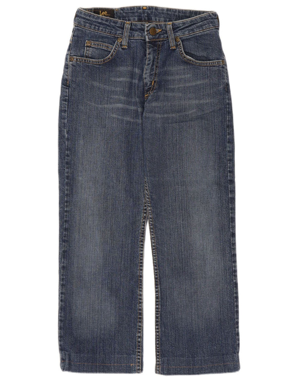 Женские капри LEE Cameron W26 L22, синие хлопковые