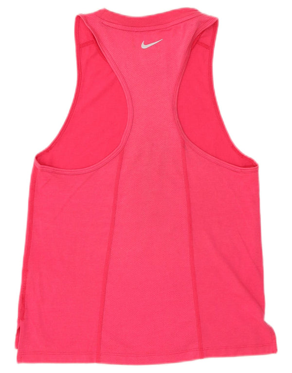Женский топ с графическим рисунком NIKE Dri Fit UK 6 XS, розовый