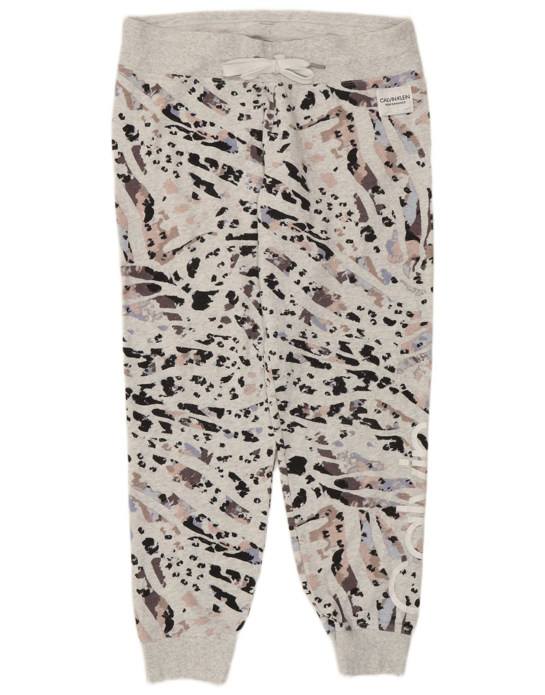 CALVIN KLEIN Женские спортивные брюки Джоггеры UK 14 Средний серый