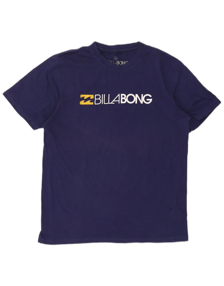 Billabong Мужская футболка с рисунком Топ среднего размера, темно-синий, хлопок