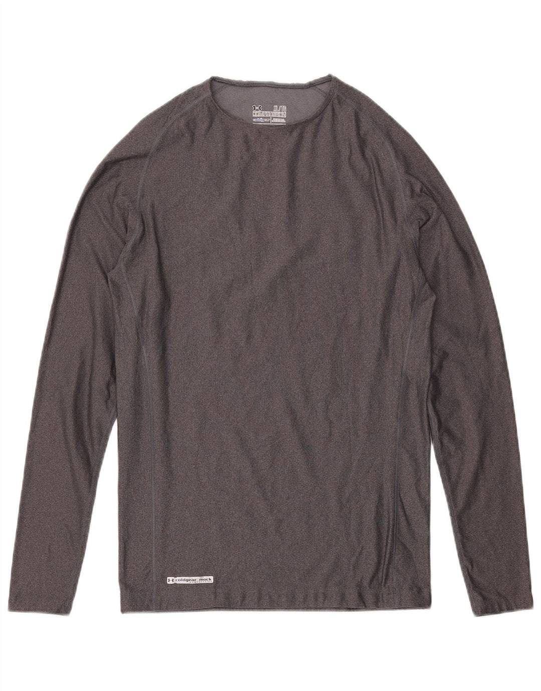 Мужской топ Cold Gear с длинным рукавом UNDER ARMOR, серый полиэстер, размер XL