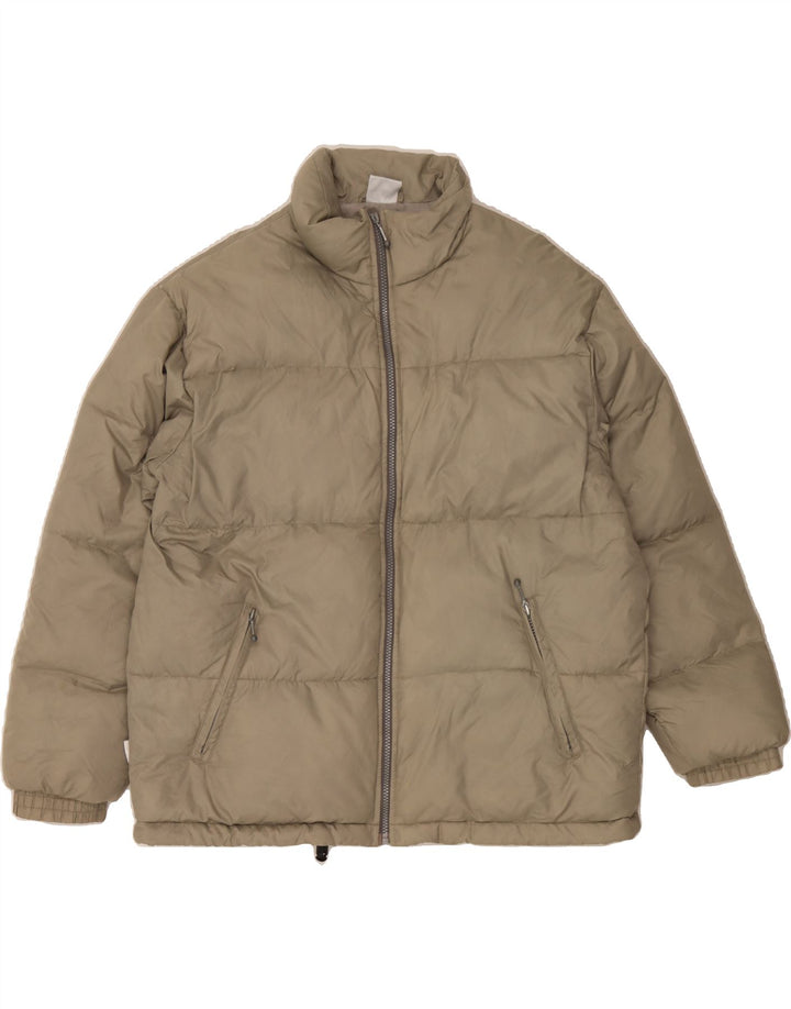 VINTAGE Mens Padded Jacket UK 42 XL Beige Polyamide Vintage Vintage and Second-Hand Vintage from Messina Hembry 
