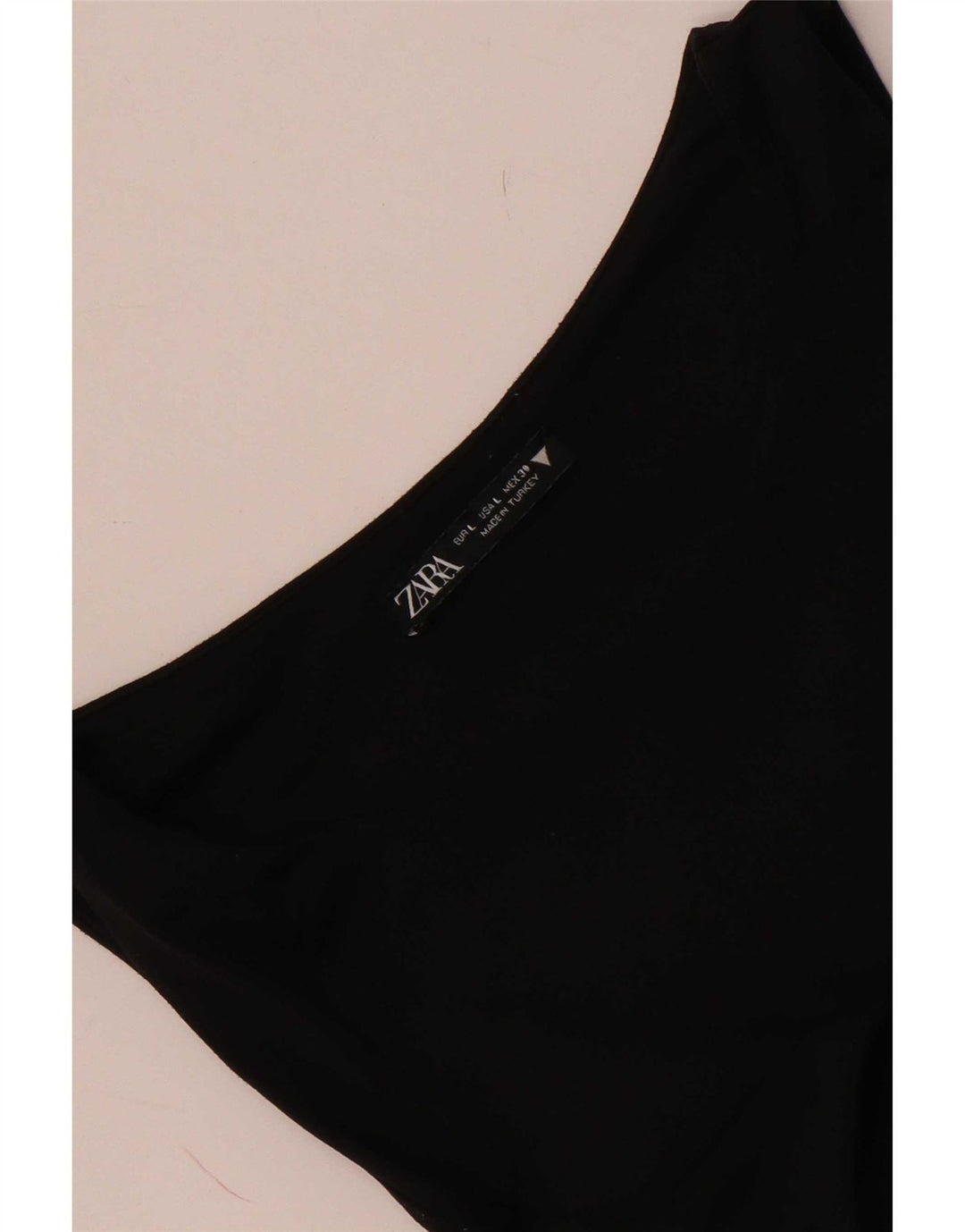 Женское боди без рукавов Zara UK 14, большой черный