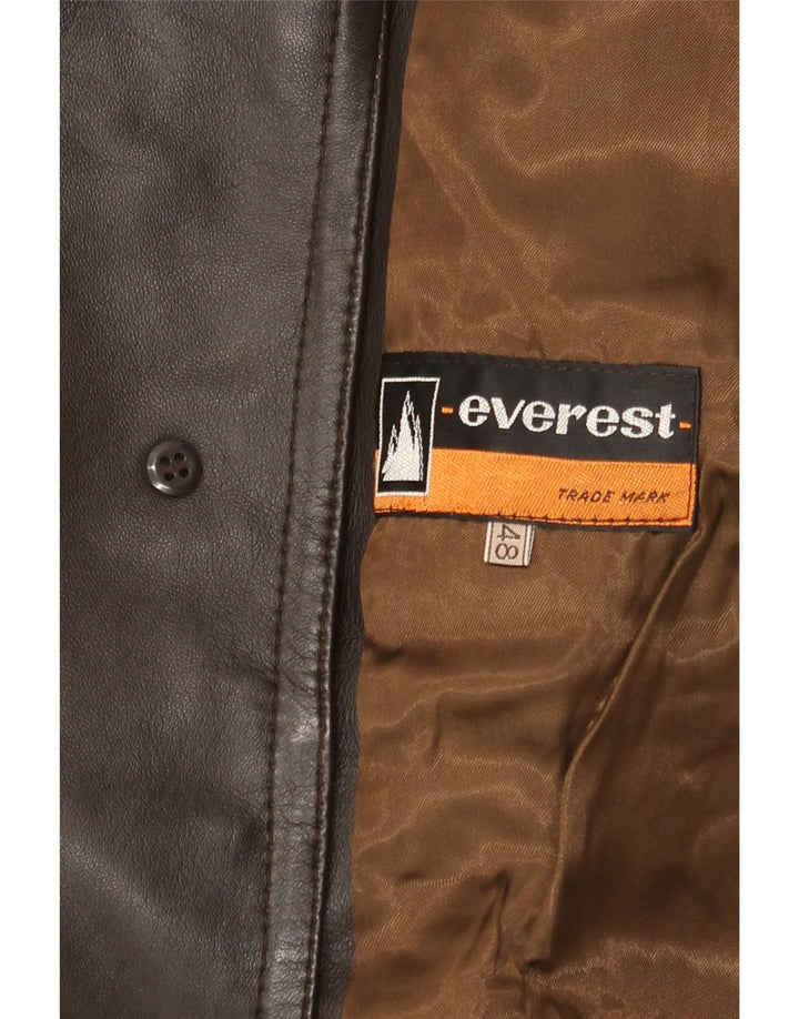Женская кожаная куртка Everest IT 48 XL Коричневая