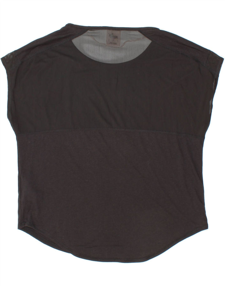 PUMA Womens Graphic T-Shirt Top UK 16 Large Black Polyester Vintage Puma and Second-Hand Puma from Messina Hembry 
