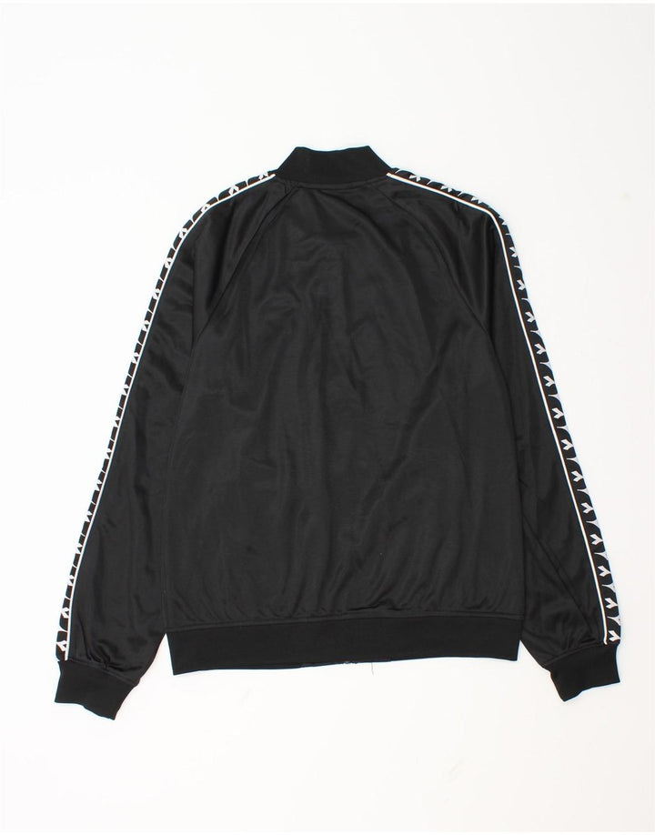 Мужской спортивный костюм Diadora с графическим рисунком, маленькая черная куртка