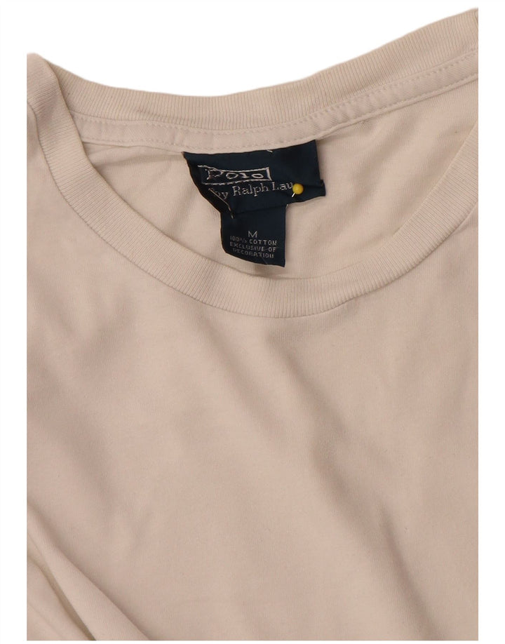 Мужской топ с длинным рукавом Polo Ralph Lauren, маленький белый хлопок