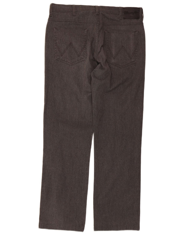 Мужские прямые повседневные брюки Wrangler Arizona Stretch W34 L30, серый хлопок