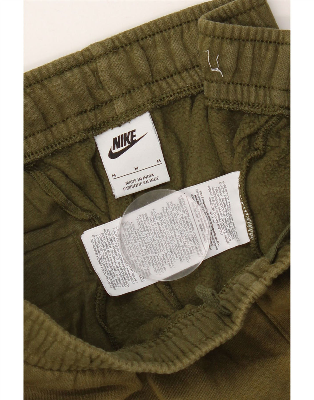 Мужские спортивные брюки Nike, джоггеры, средний цвет хаки, хлопок