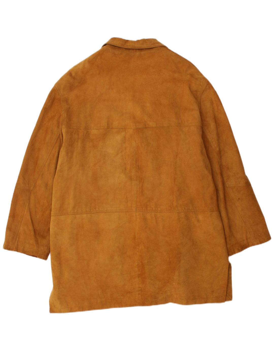 ВИНТАЖНАЯ женская замшевая куртка UK 18 XL коричневая кожа